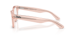 กรอบแว่นสายตา Rayban Skyler RX5510-8540 Transparent Pink แว่นสายตา Rayban Skyler RX5510 8540 มุมข้าง ทรงตาแมวคานสูง
