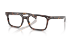 กรอบแว่นสายตา Rayban Brunel RX5534F-2012 Havana Rayban RX5534F 2012 แว่นสายตาลายฮาวานา ทั้งสองเพศ