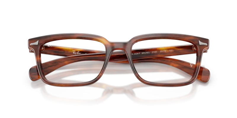 Rayban RX5534F 2144 close-up ด้านหน้า