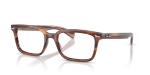 Rayban RX5534F 2144 แว่นสายตาลายแถบฮาวานา ทั้งสองเพศ