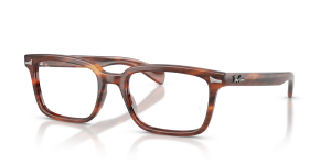 Rayban RX5534F 2144 แว่นสายตาลายแถบฮาวานา ทั้งสองเพศ