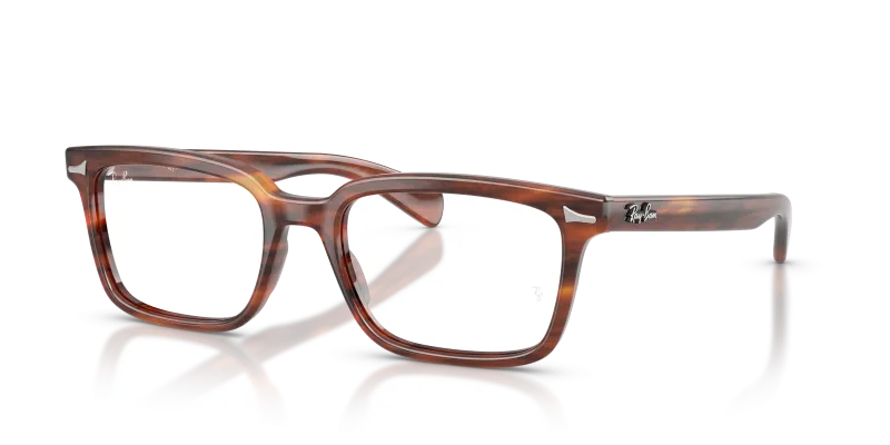 Rayban RX5534F 2144 แว่นสายตาลายแถบฮาวานา ทั้งสองเพศ
