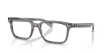 กรอบแว่นสายตา Rayban Brunel RX5534F-8268 Transparent Grey Rayban RX5534F 8268 แว่นสายตาเทาโปร่งใส ทั้งสองเพศ