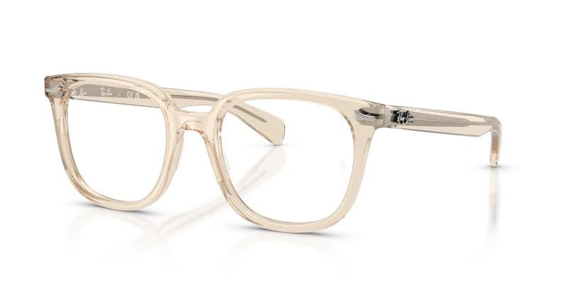 กรอบแว่นสายตา Rayban Brunel II RX5535F-8539 Transparent Nude Rayban RX5535F 8539 แว่นสายตานู้ดโปร่งใส ทั้งสองเพศ