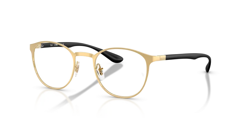 กรอบแว่นสายตา Rayban RX6355-2500 Gold แว่นสายตา Rayban RX6355 2500 สีทอง ทั้งสองเพศ