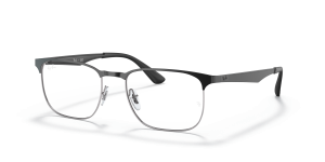 แว่นสายตา Rayban RX6363 2861 สีดำตัดพื้นเงิน ทั้งสองเพศ