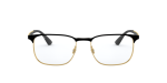 กรอบแว่นสายตา Rayban RX6363-2890 Black on Arista แว่นสายตา Rayban RX6363-2890 ด้านหน้า
