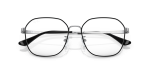 กรอบแว่นสายตา Rayban RX6490D-2983 Black On Silver Rayban RX6490D-2983 2983 close-up ด้านหน้า