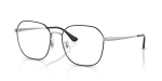 กรอบแว่นสายตา Rayban RX6490D-2983 Black On Silver Rayban RX6490D-2983 2983 มุมเอียง 3/4
