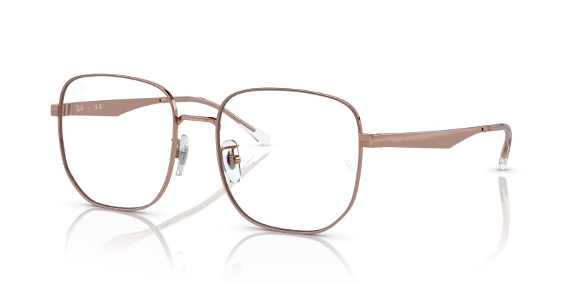 กรอบแว่นสายตา Rayban RX6503D-3094 Rose Gold Rayban RX6503D 3094 แว่นสายตาโรสโกลด์ ยูนิเซ็กซ์