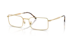 Rayban RX6557 2500 แว่นสายตาสีทอง ทั้งสองเพศ
