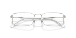 กรอบแว่นสายตา Rayban RX6557-2501 Silver Rayban RX6557 2501 close-up ด้านหน้า