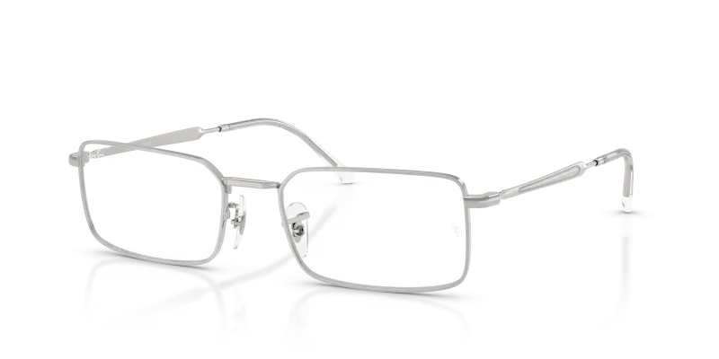 Rayban RX6557 2501 แว่นสายตาสีเงิน ทั้งสองเพศ