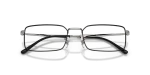 กรอบแว่นสายตา Rayban RX6557-3179 Black on Gunmetal Rayban RX6557 3179 close-up ด้านหน้า