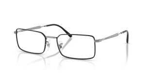 Rayban RX6557 3179 แว่นสายตาสีดำพื้นกันเมทัล ทั้งสองเพศ
