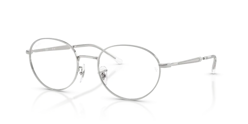 Rayban RX6558 2501 แว่นสายตาสีเงิน ทั้งสองเพศ