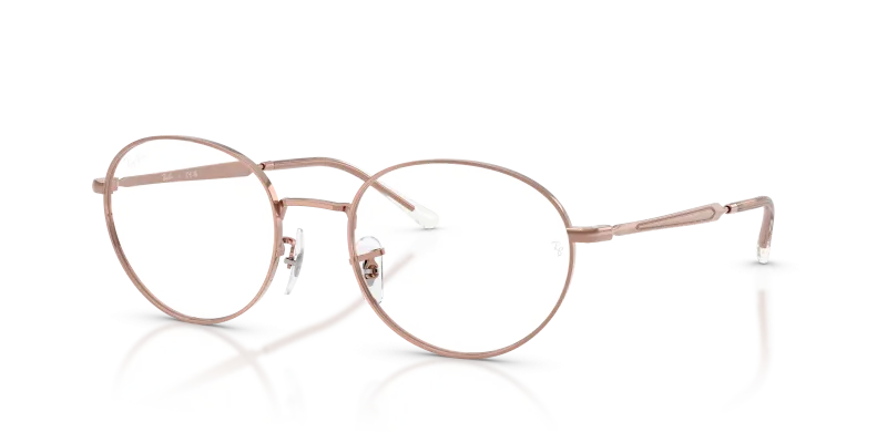 Rayban RX6558 2943 แว่นสายตาสีทองแดง ทั้งสองเพศ
