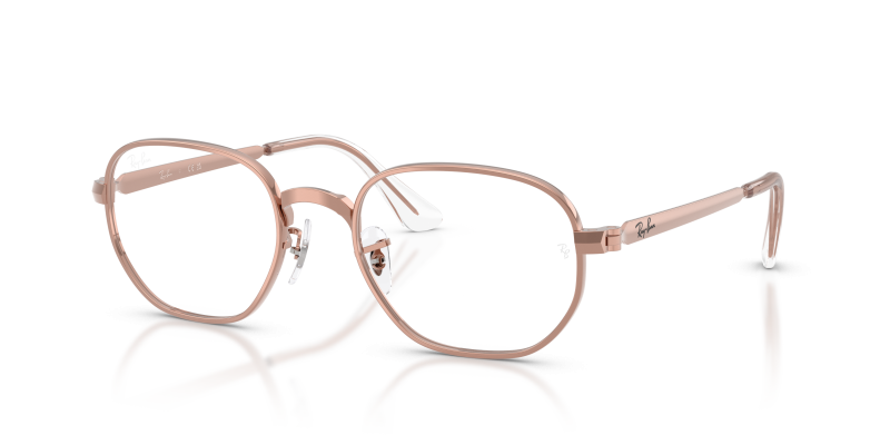 กรอบแว่นสายตา Rayban Hexagonal Max RX6559-2943 Copper Rayban RX6559 2943 แว่นสายตาสีทองแดง ทั้งสองเพศ