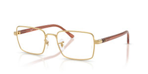 Rayban RX6560 2500 แว่นสายตาสีทอง ทั้งสองเพศ