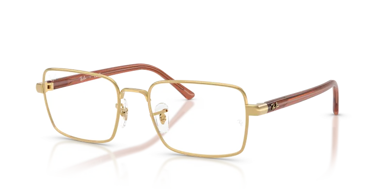 Rayban RX6560 2500 แว่นสายตาสีทอง ทั้งสองเพศ