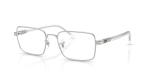 กรอบแว่นสายตา Rayban RX6560-2501 Silver Rayban RX6560 2501 แว่นสายตาสีเงิน ทั้งสองเพศ