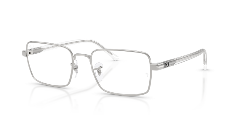 กรอบแว่นสายตา Rayban RX6560-2501 Silver Rayban RX6560 2501 แว่นสายตาสีเงิน ทั้งสองเพศ