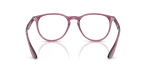 กรอบแว่นสายตา Rayban Erika RX7046-8509 Transparent Violet Rayban Erika RX7046 8509 ขาแว่นด้านใน