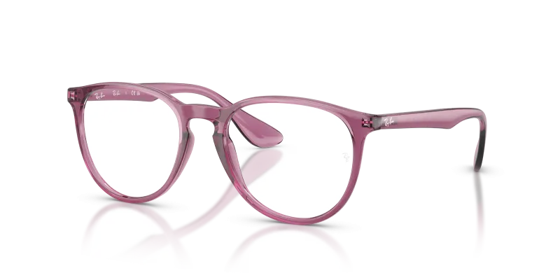 กรอบแว่นสายตา Rayban Erika RX7046-8509 Transparent Violet Rayban Erika RX7046 8509 แว่นสายตาม่วงใส สำหรับผู้หญิง