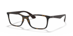 แว่นสายตา Rayban RX7047-5573 มุมเฉียง สีฮาวานา สำหรับทุกเพศ