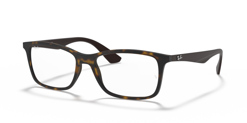 แว่นสายตา Rayban RX7047-5573 มุมเฉียง สีฮาวานา สำหรับทุกเพศ