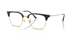 แว่นสายตา Rayban RX7216F 5784 สีดำพื้นทอง ทั้งสองเพศ
