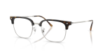 กรอบแว่นสายตา Rayban New Clubmaster RX7216F-8542 Havana on Silver แว่นสายตา Rayban RX7216F 8542 ลายฮาวาน่าบนสีเงิน ทั้งสองเพศ