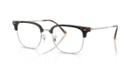 กรอบแว่นสายตา Rayban New Clubmaster RX7216F-8542 Havana on Silver แว่นสายตา Rayban RX7216F 8542 ลายฮาวาน่าบนสีเงิน ทั้งสองเพศ