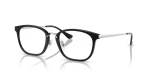 กรอบแว่นสายตา Rayban RX7247D-5753 Black Rayban RX7247D 5753 แว่นสายตาดำขาเงิน ยูนิเซ็กซ์