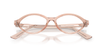 กรอบแว่นสายตา Rayban Romy RX7265-8544 Transparent Pink แว่นสายตา Rayban RX7265-8544 close-up ด้านหน้า