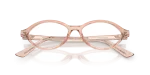 กรอบแว่นสายตา Rayban Romy RX7265-8544 Transparent Pink แว่นสายตา Rayban RX7265-8544 close-up ด้านหน้า