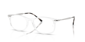แว่นสายตา Rayban RX7274-2001 มุมเฉียง สีโปร่งใส สำหรับทุกเพศ