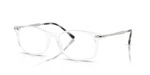 แว่นสายตา Rayban RX7274-2001 มุมเฉียง สีโปร่งใส สำหรับทุกเพศ