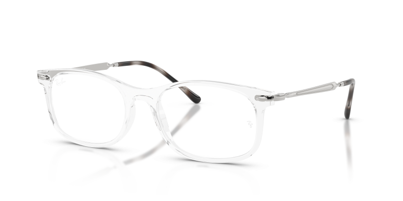 แว่นสายตา Rayban RX7274-2001 มุมเฉียง สีโปร่งใส สำหรับทุกเพศ