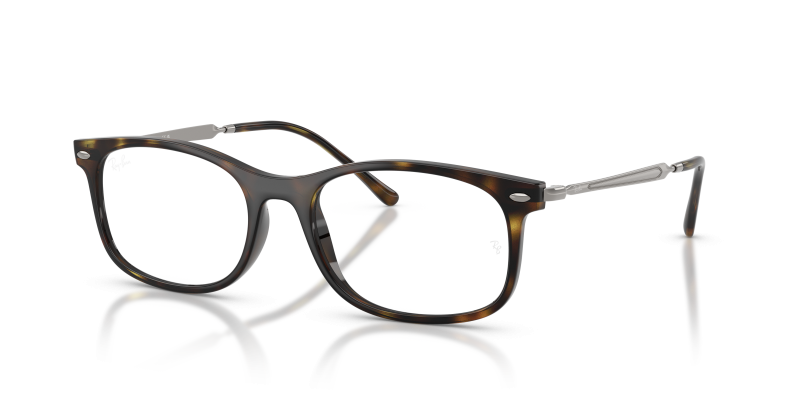 กรอบแว่นสายตา Rayban RX7274-2012 Havana แว่นสายตา Rayban RX7274-2012 มุมเฉียง สีฮาวานา สำหรับทุกเพศ