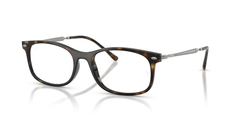 กรอบแว่นสายตา Rayban RX7274-2012 Havana แว่นสายตา Rayban RX7274-2012 มุมเฉียง สีฮาวานา สำหรับทุกเพศ