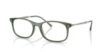 กรอบแว่นสายตา Rayban RX7274-6751 Transparent Green แว่นสายตา Rayban RX7274-6751 มุมเฉียง สีเขียวโปร่งใส สำหรับทุกเพศ