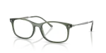 กรอบแว่นสายตา Rayban RX7274-6751 Transparent Green แว่นสายตา Rayban RX7274-6751 มุมเฉียง สีเขียวโปร่งใส สำหรับทุกเพศ