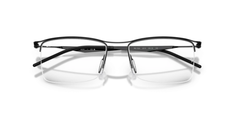 Rayban RX7554 3215 close-up ด้านหน้า