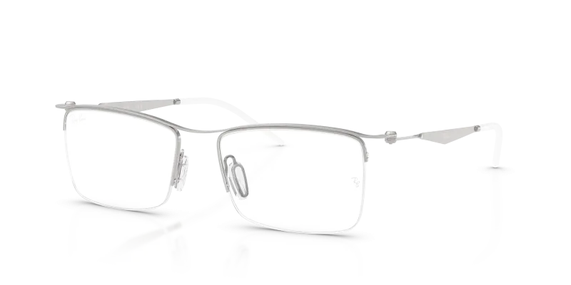 แว่นสายตา Rayban RX7554-3216 มุมเฉียง สีเงิน สำหรับทุกเพศ
