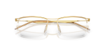 กรอบแว่นสายตา Rayban RX7554-3218 Gold แว่นสายตา Rayban RX7554-3218 close-up ด้านหน้า