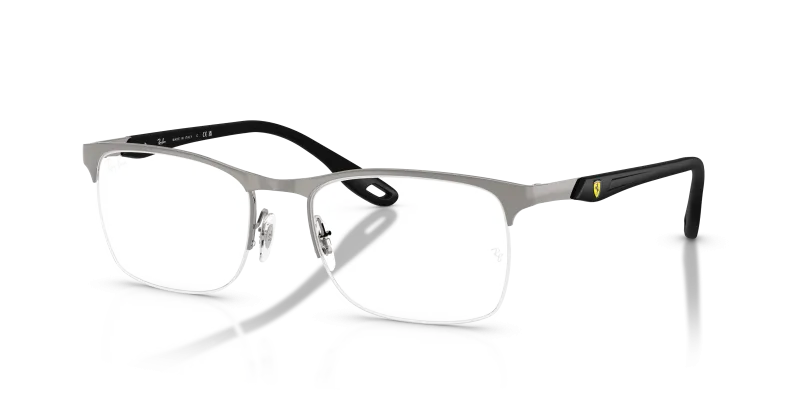 กรอบแว่นสายตา Rayban Scuderia Ferrari Collection RX8416M-F124 Gunmetal แว่นสายตา Rayban RX8416M-F124 มุมเฉียง สีกันเมทัล สำหรับผู้ชาย