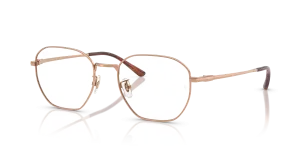 Rayban RX8777D 1245 แว่นสายตาไทเทเนียมสีทองแดง ทั้งสองเพศ