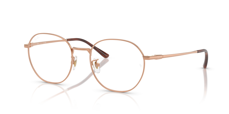 Rayban RX8778D 1245 แว่นสายตาไทเทเนียมสีทองแดง ทั้งสองเพศ