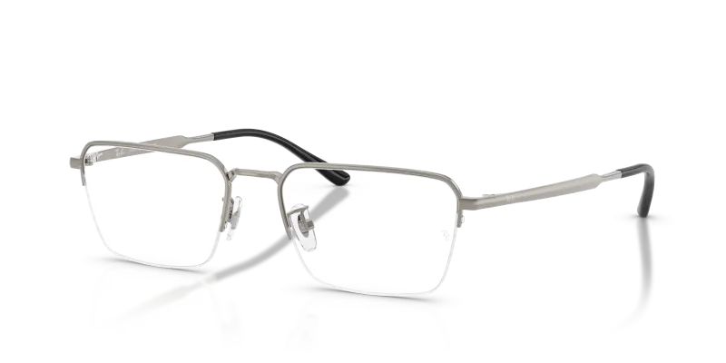 แว่นสายตา Rayban RX8785D-1000 มุมเฉียง สีกันเมทัล สำหรับผู้ชาย